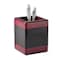 Dacasso Rosewood & Leather Pencil Cup AG-8010 - alternate 1
